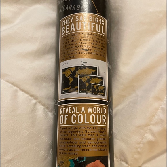 Extra large deluxe scratch map - Picture 2 of 6